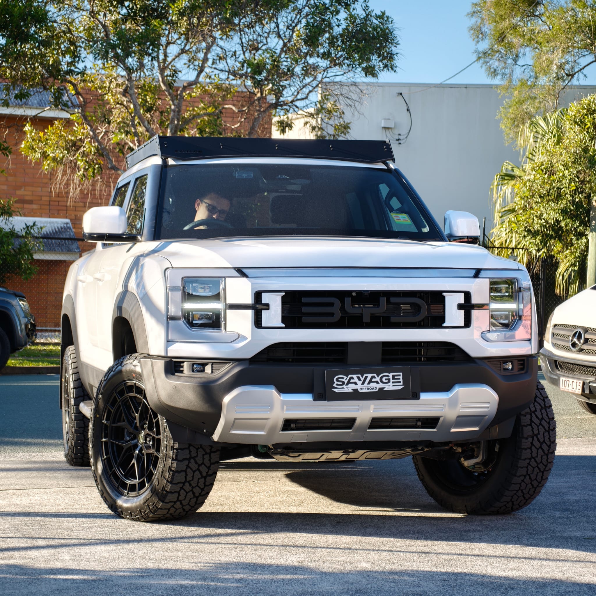 BYD SHARK 6 FRONT LOGO BLACKOUT-Let us help you explore your 4x4 with us Noxfun
