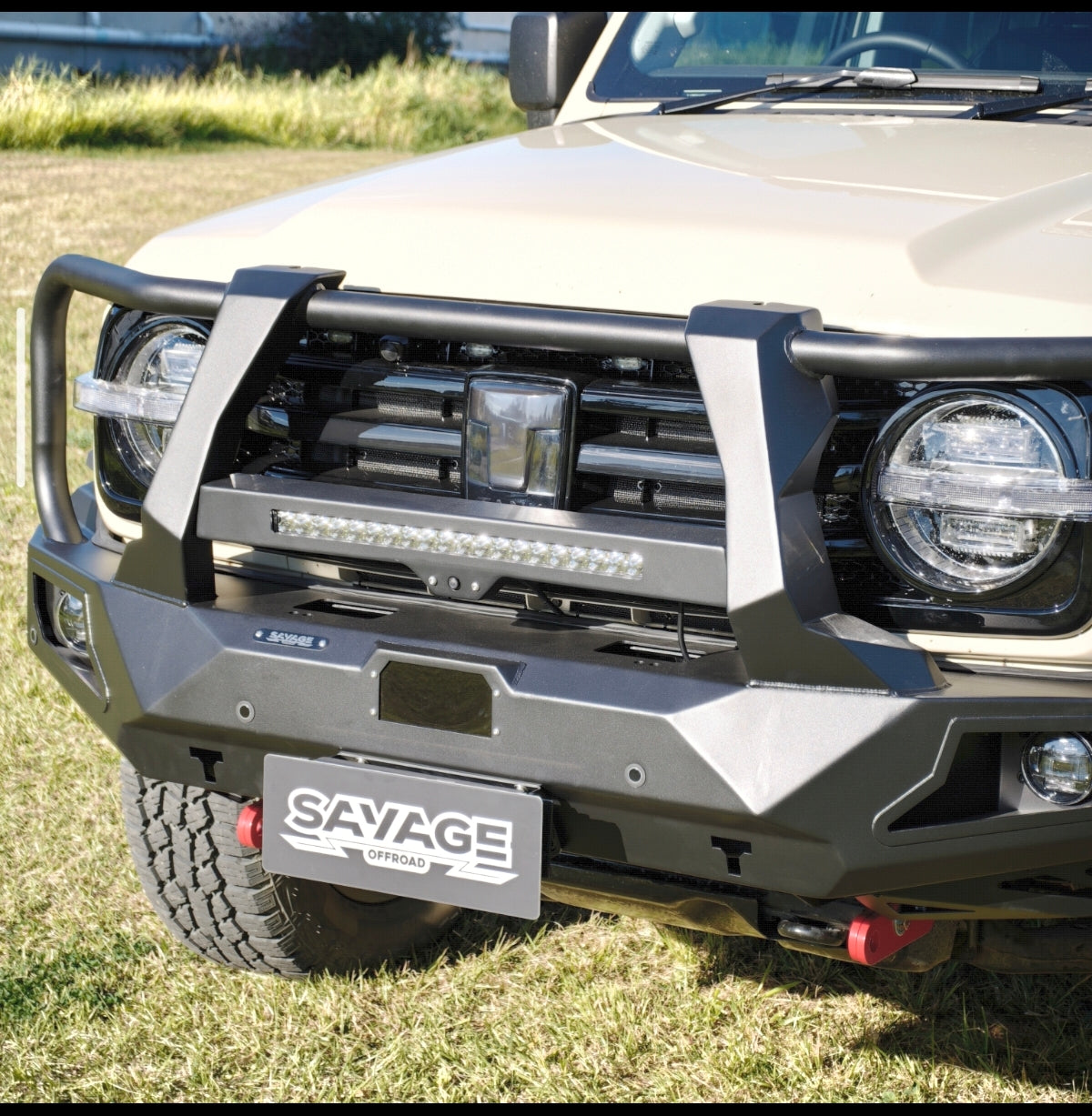 TANK 300 ARMOUR (HOOPED) BULL BAR ALL MODELS-Let us help you explore your 4x4 with us Noxfun