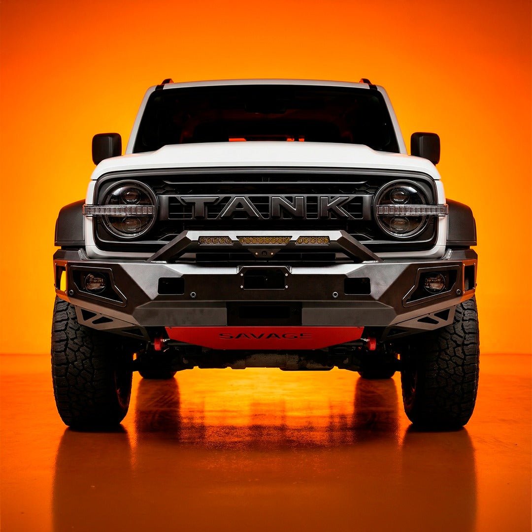 TANK 300 ARMOUR (HOOPLESS) BULL BAR FOR ALL MODELS-Let us help you explore your 4x4 with us Noxfun