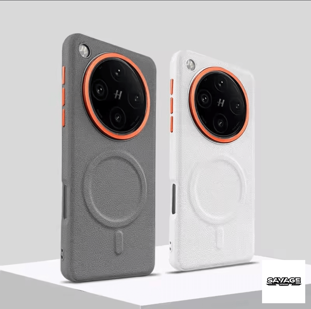Oppo Find X8 Pro Leather-Trim MagSafe Case – Modern, Classy Design-Let us help you explore your 4x4 with us Noxfun