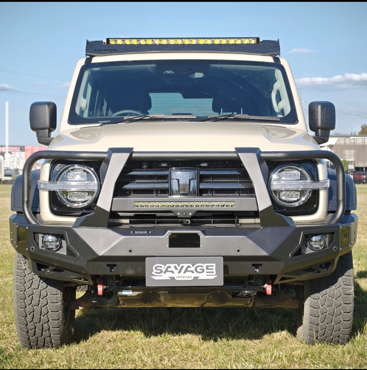 TANK 300 ARMOUR (HOOPED) BULL BAR ALL MODELS-Let us help you explore your 4x4 with us Noxfun