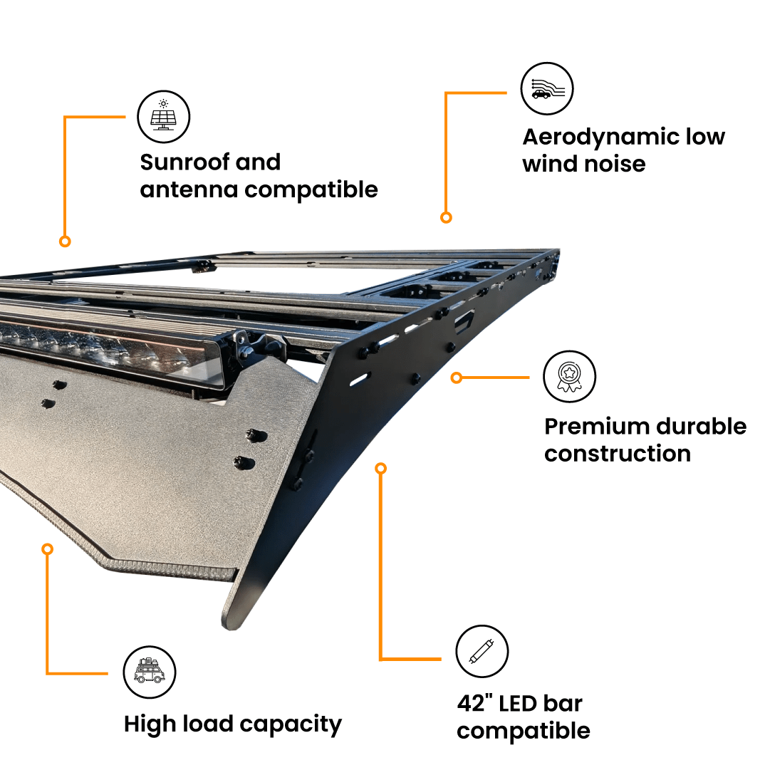 noxfun PHANTOM SERIES ROOF PLATFORM - GWM ALPHA 2024+ ALL MODELS (V3 UPDATE)-Let us help you explore your 4x4 with us Noxfun