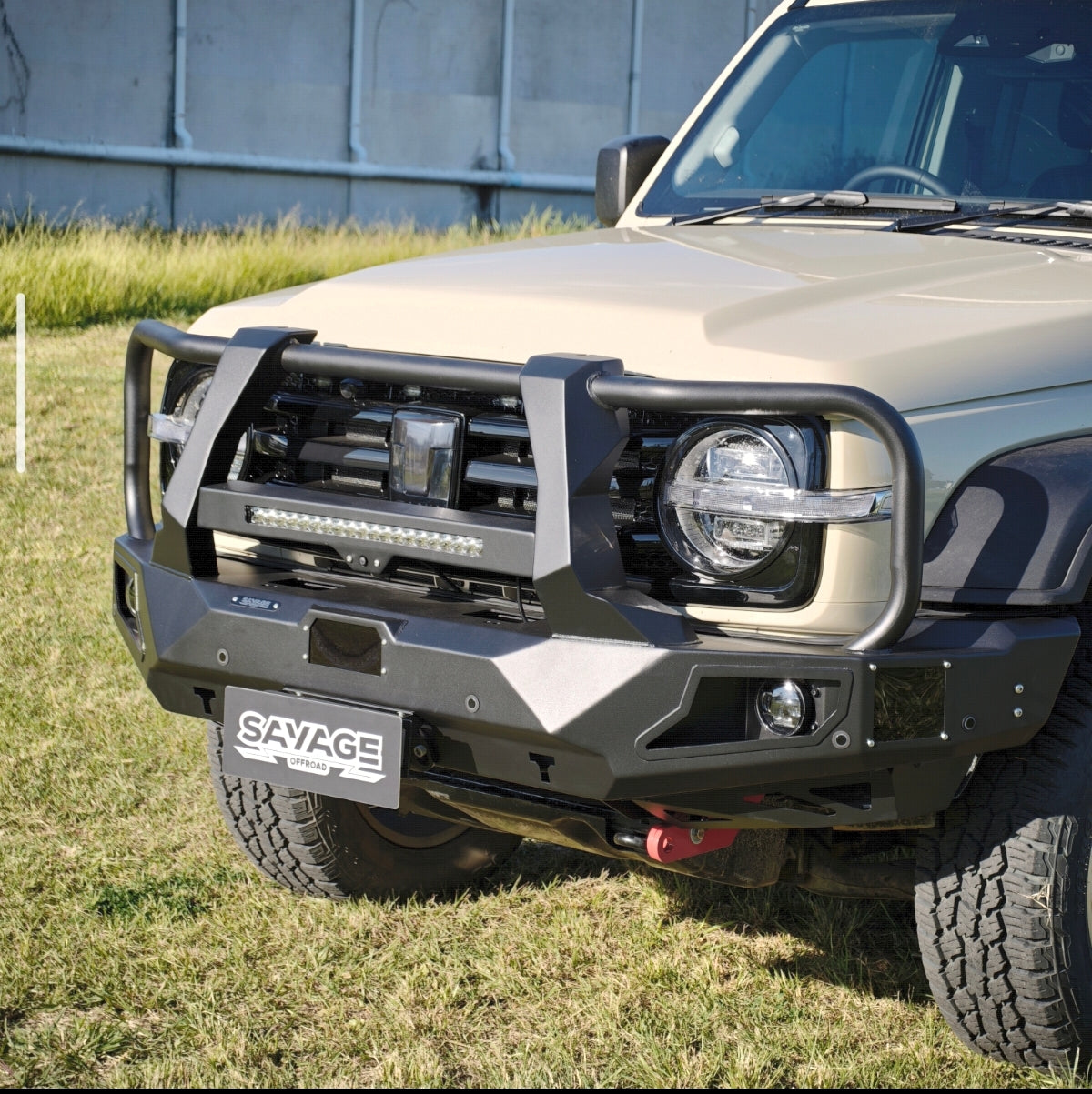 TANK 300 ARMOUR (HOOPED) BULL BAR ALL MODELS-Let us help you explore your 4x4 with us Noxfun