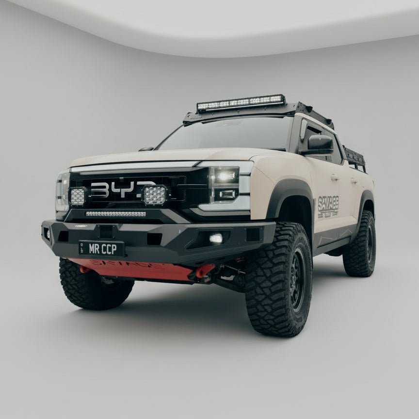 BYD SHARK 6 noxfun ATTACK HOOPLESS BULL BAR-Let us help you explore your 4x4 with us Noxfun