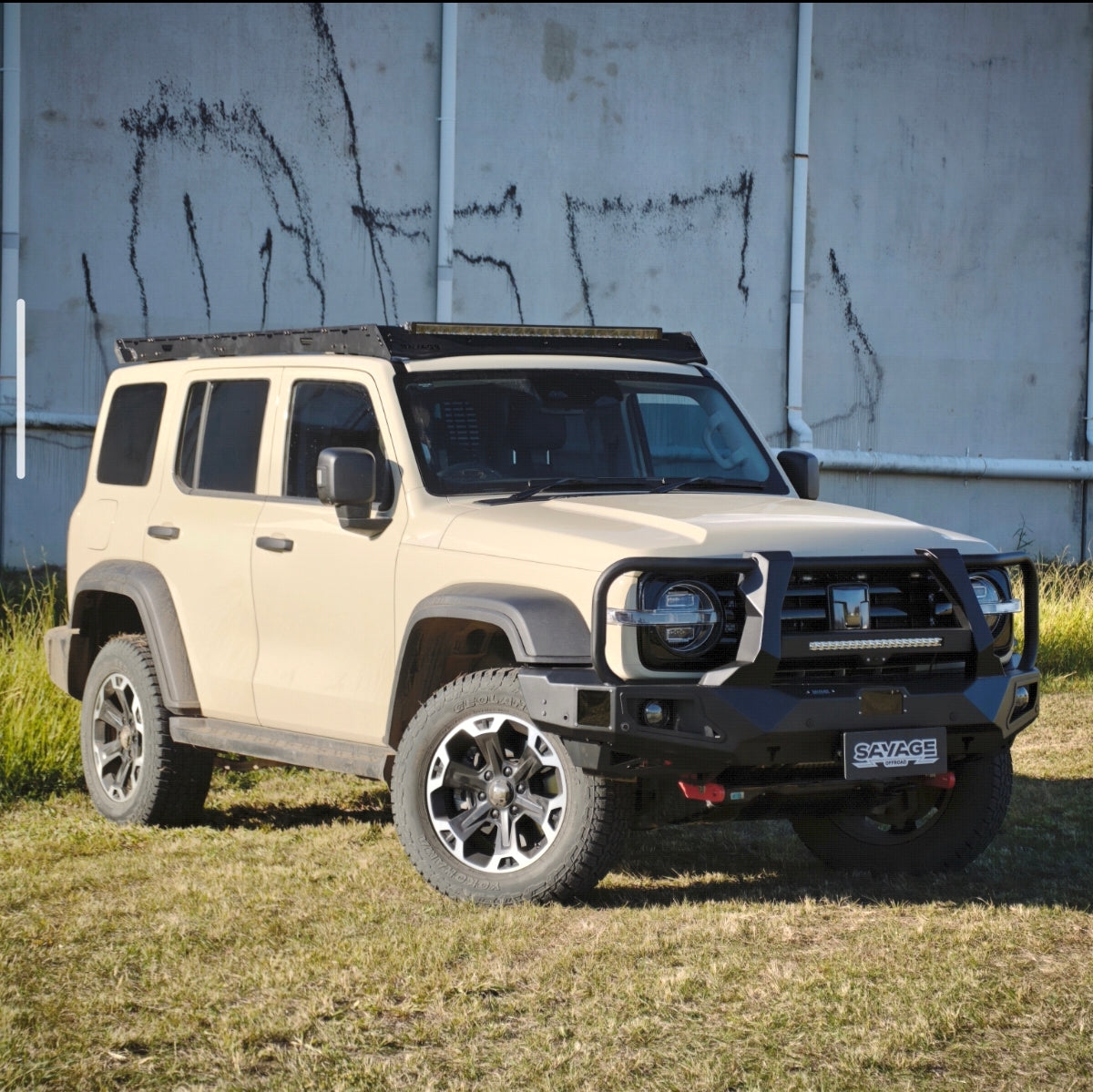 TANK 300 ARMOUR (HOOPED) BULL BAR ALL MODELS-Let us help you explore your 4x4 with us Noxfun