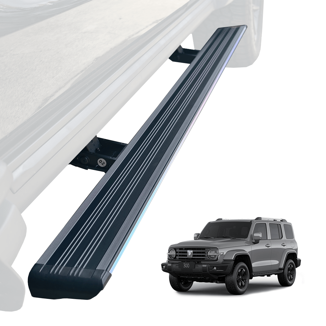 noxfun ELECTRIC SMARTSTEPS SIDE STEPS WITH RGB STEP LIGHTING GWM TANK 300 2023+-Let us help you explore your 4x4 with us Noxfun