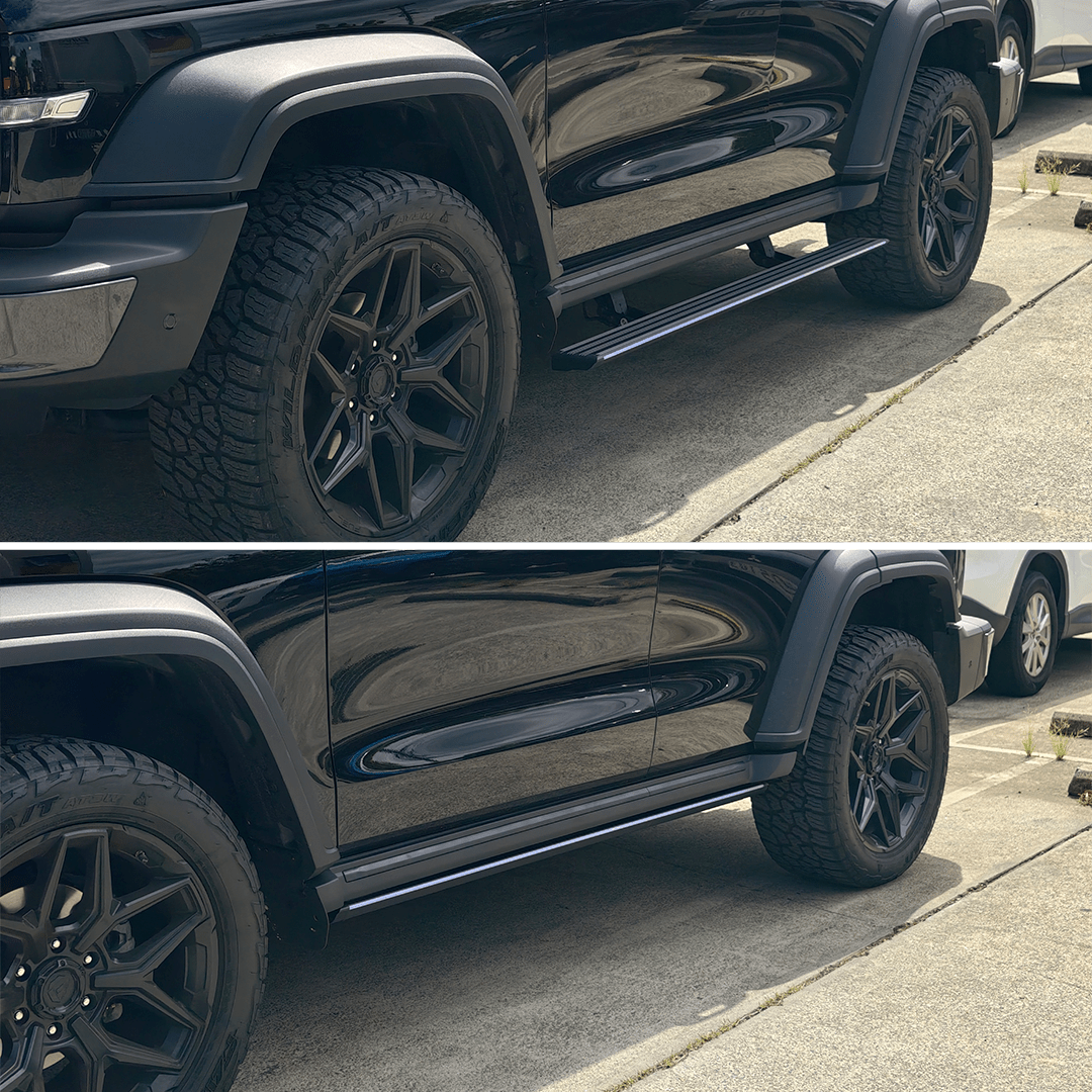 noxfun ELECTRIC SMARTSTEPS SIDE STEPS WITH RGB STEP LIGHTING GWM TANK 300 2023+-Let us help you explore your 4x4 with us Noxfun