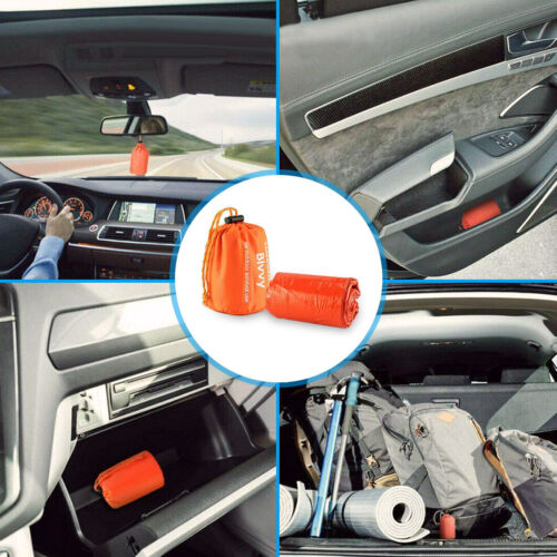 Emergency Sleeping Bag - Thermal Bivy  for Camping, Hiking, Outdoor and Survival Blanket Kit-Let us help you explore your 4x4 with us Noxfun
