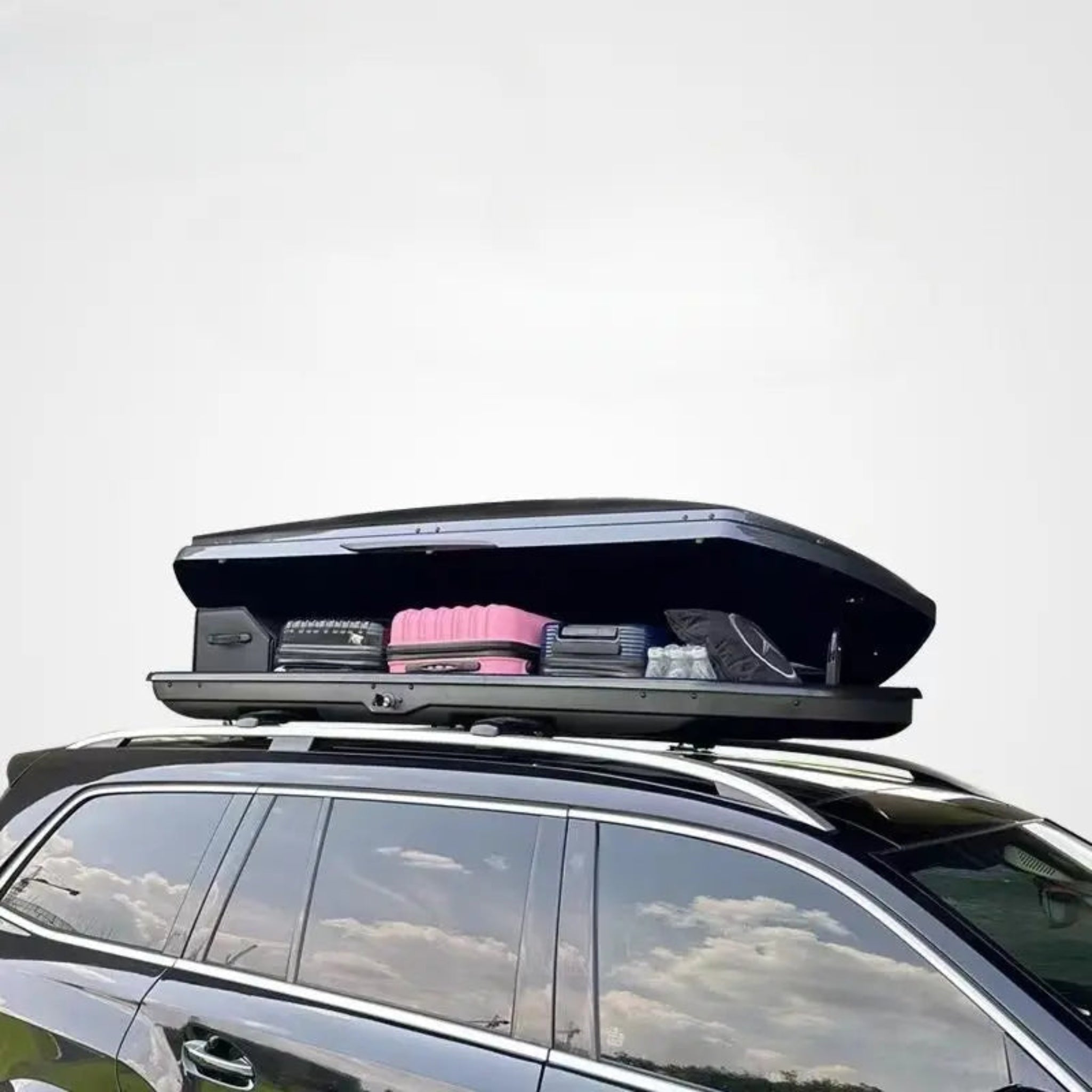 Upgraded Roof Cargo Box with Bars-Let us help you explore your 4x4 with us Noxfun