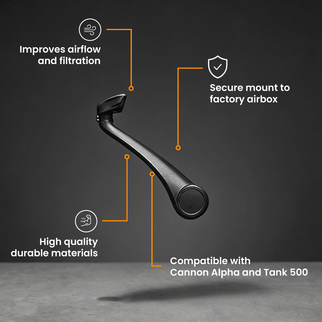 GWM ALPHA/TANK 500 TRAIL MASTER SNORKEL – ULTIMATE OFF-ROAD AIR INTAKE SOLUTION-Let us help you explore your 4x4 with us Noxfun