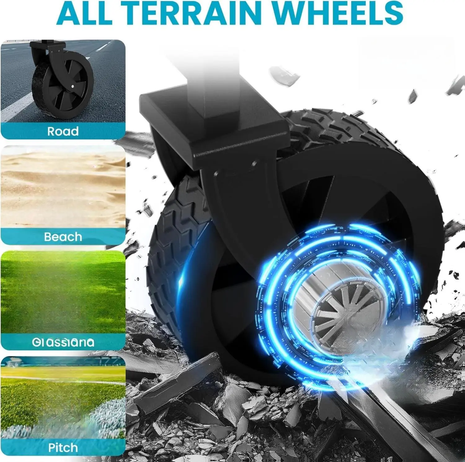 Carro Plegable con Puerta Trasera, Carro de Utilidad Plegable con Capacidad de 350 lbs, Carro Ligero y Portátil para Compras, Camping, Deportes y Jardín