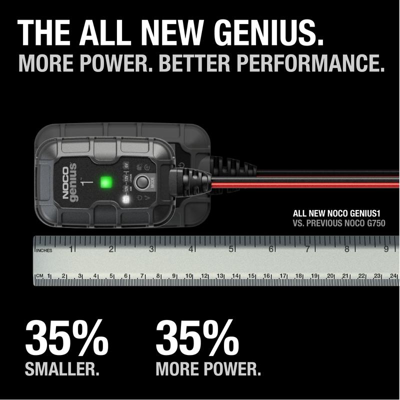Cargador inteligente de baterías 1A, 6V y 12V, mantenedor de batería, carga lenta y desulfatador.