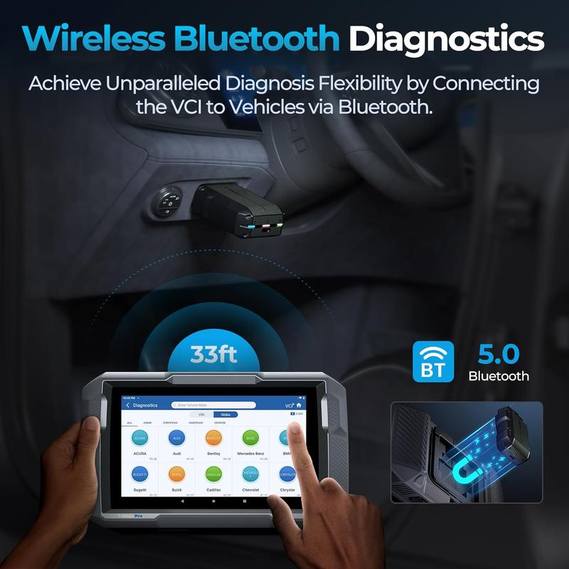 ArtiDiag900 Lite Escáner OBD2 para Auto – Herramienta de Diagnóstico Automotriz Inalámbrica, Escáner de Todos los Sistemas con Prueba Activa, 8+ Servicios de Reinicio, con 2 Años de Actualización Gratis