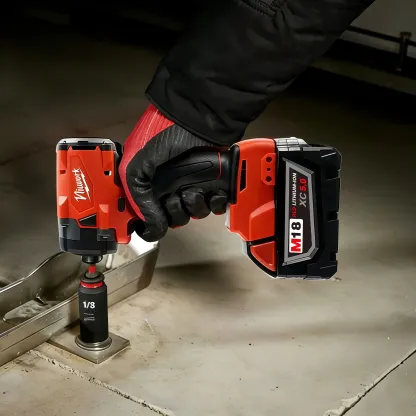 Llave de impacto NiuWork sin escobillas 1/2" 350N bajo torque, compatible con baterías M18, ideal para uso doméstico, quitar tornillos y taladrar