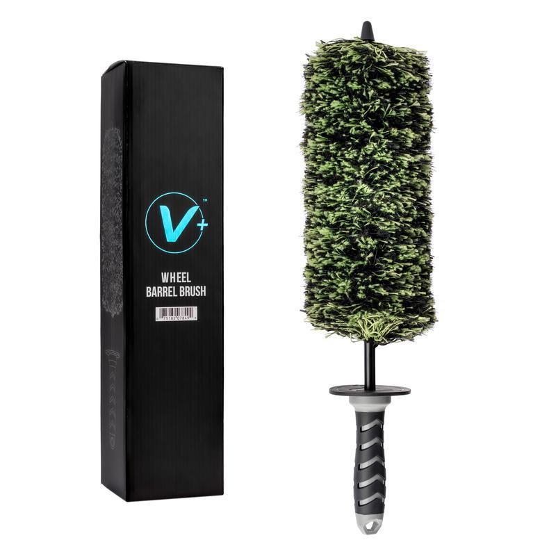 Cepillo para llantas V+ Wheel Barrel, 2 piezas, para limpieza de ruedas