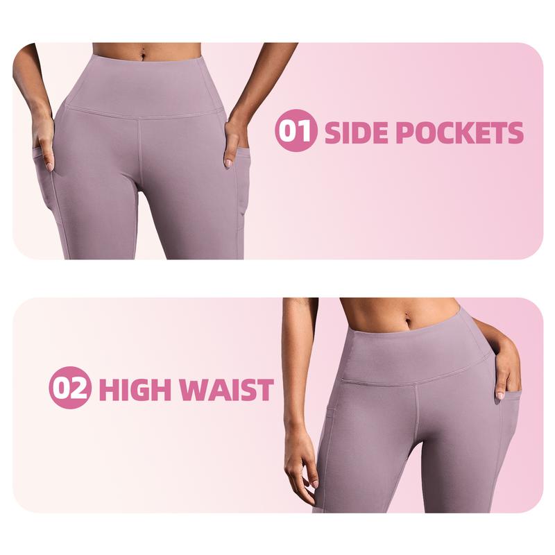 【Envío local】Leggings de cintura alta para mujer 6-pack, con bolsillos, ideales para correr y yoga, pantalones deportivos para entrenamiento.