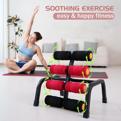 Máquina de inversión para entrenamiento de glúteos, cintura y espalda, ideal para fortalecer la zona lumbar, relajación muscular y ejercicio de fuerza con rodillos de espuma.
