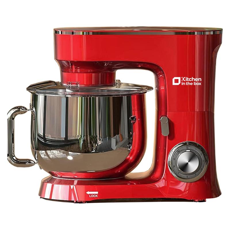Batidora de Pedestal de 8.5 QT, Mezcladora Eléctrica de 900W con Cabezal Inclinable y 10 Velocidades, Incluye Gancho para Masa, Batidor y Mezclador, Gran Capacidad para Repostería, Galletas, Pan y Pasteles, Ideal para Reposteros en Casa