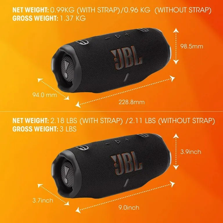 Bocina JBL Charge 5 Impermeable IP67 20 Horas