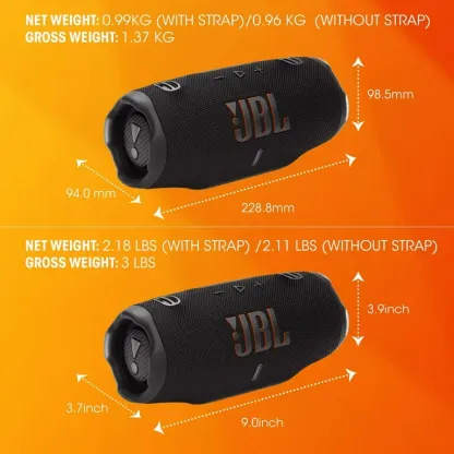 Bocina JBL Charge 5 Impermeable IP67 20 Horas