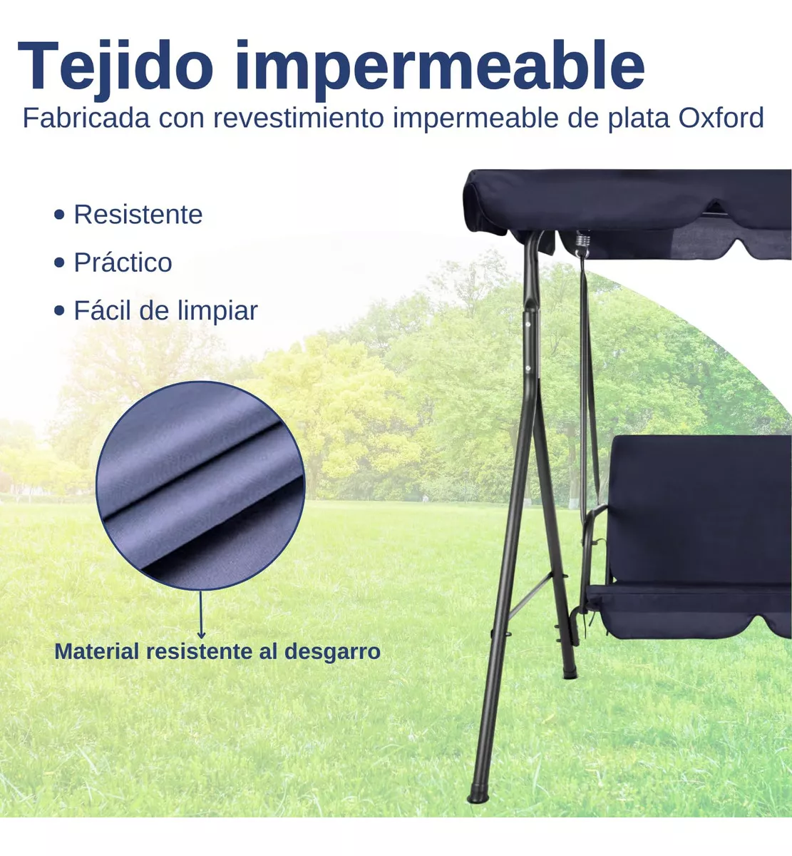 Hamaca mecedora banco columpio silla exterior