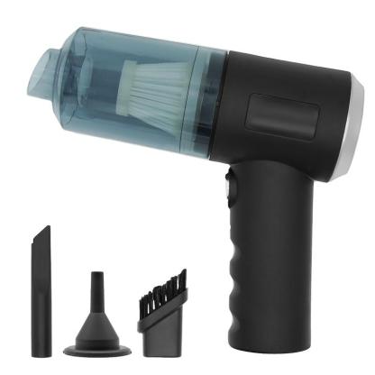 Aspiradora para coche 3 en 1, aspiradora para coche de doble uso, aspiradora para pelo de mascotas, aspiradora inalámbrica, HZ carga USB.