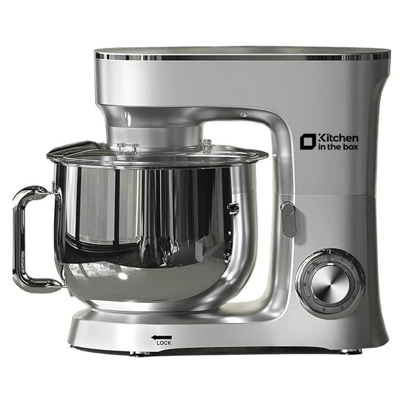 Batidora de Pedestal de 8.5 QT, Mezcladora Eléctrica de 900W con Cabezal Inclinable y 10 Velocidades, Incluye Gancho para Masa, Batidor y Mezclador, Gran Capacidad para Repostería, Galletas, Pan y Pasteles, Ideal para Reposteros en Casa