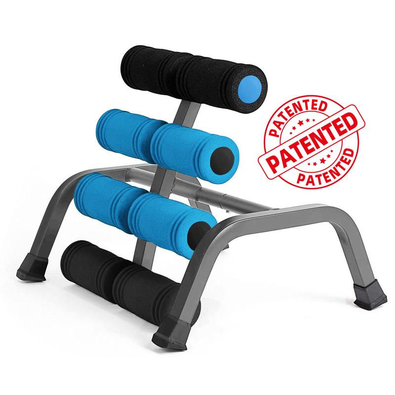 Máquina de inversión para entrenamiento de glúteos, cintura y espalda, ideal para fortalecer la zona lumbar, relajación muscular y ejercicio de fuerza con rodillos de espuma.