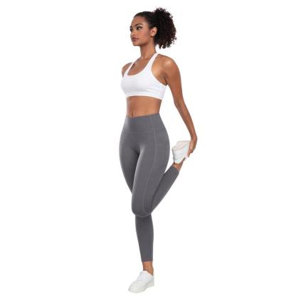 【Envío local】Leggings de cintura alta para mujer 6-pack, con bolsillos, ideales para correr y yoga, pantalones deportivos para entrenamiento.