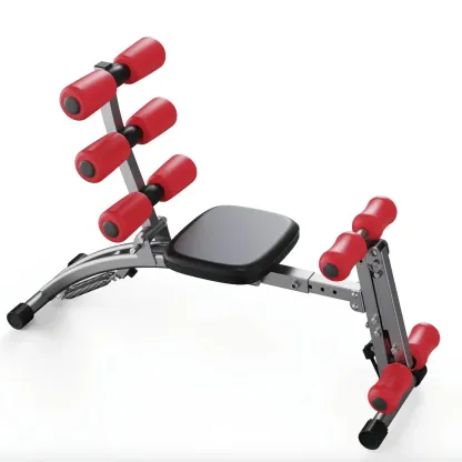 Banco de Pesas Ajustable para Entrenamiento Completo – Banco de Press para Gimnasio en Casa, Máquina de Ejercicio para Abdomen, Brazos y Piernas