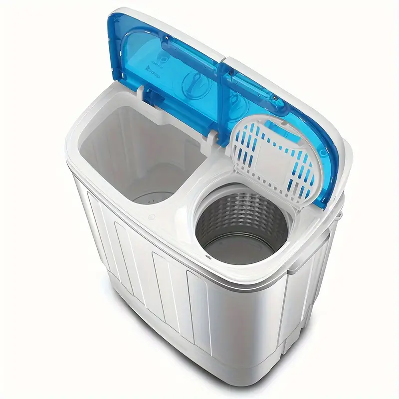 Lavadora portátil compacta de 13.4 libras Mini Twin Tub con bomba de desagüe
