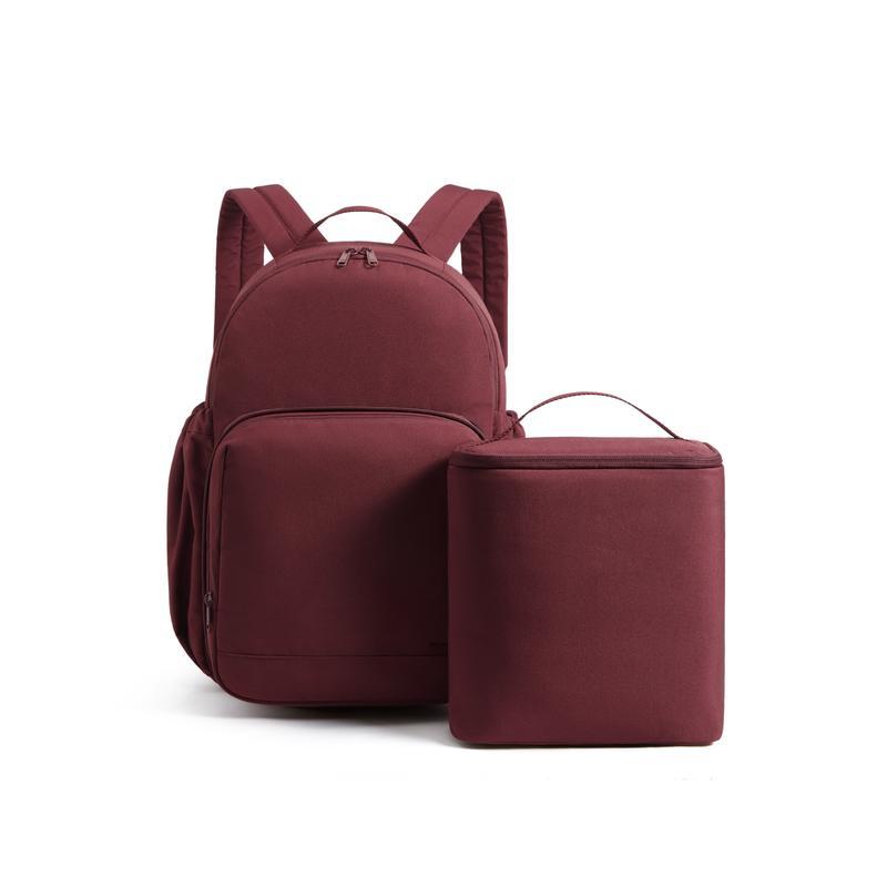 Mochila 32L para Laptop 15.6", con Lonchera Térmica Desmontable, Impermeable para Trabajo y Viaje