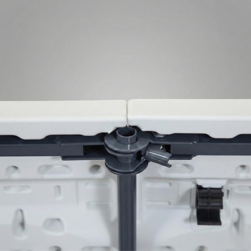 Mesa Plegable de Plástico Resistente Color Blanca 180 centimetros