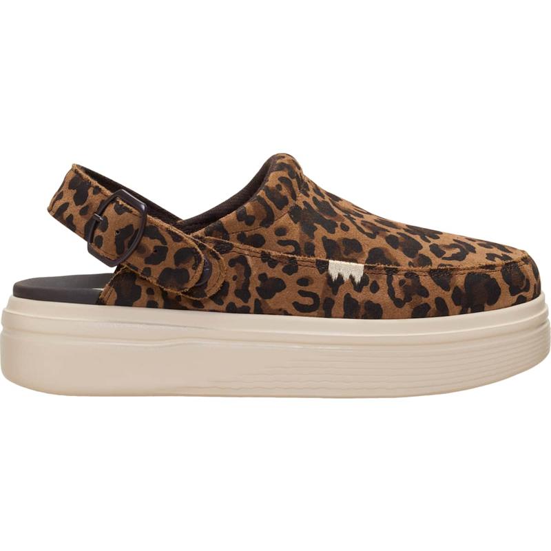 Zuecos Elevados para Mujer, Zapatos Cómodos sin Cordones, Diseño Slip On para Uso Diario