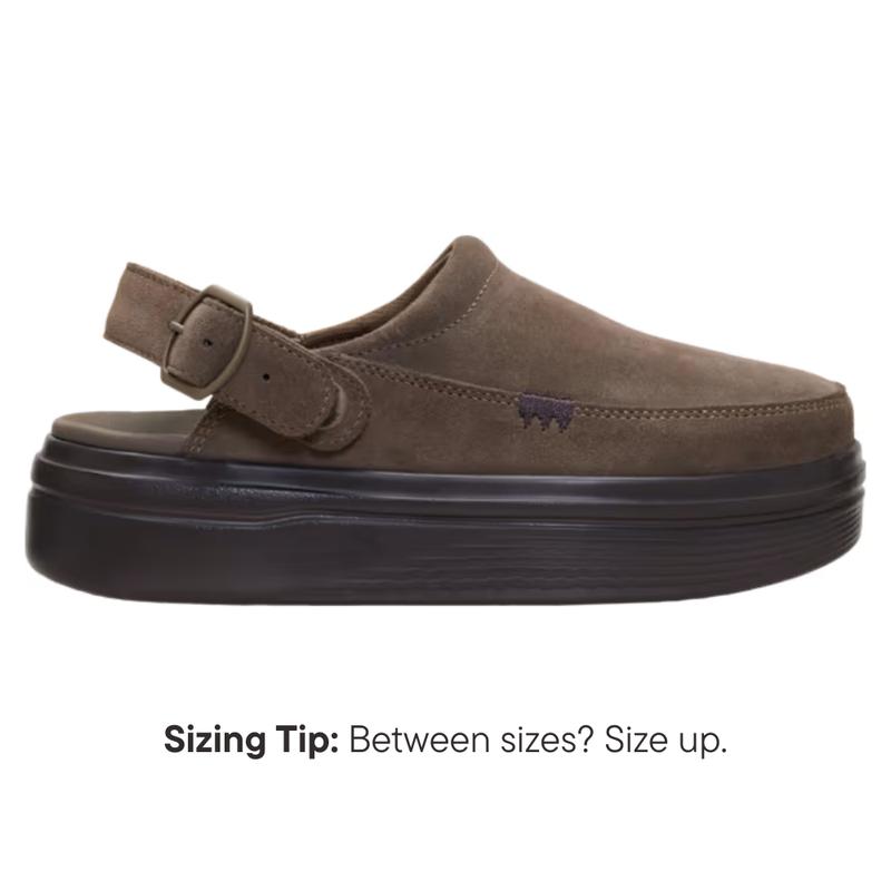 Zuecos Elevados para Mujer, Zapatos Cómodos sin Cordones, Diseño Slip On para Uso Diario