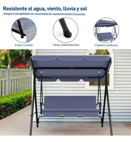 Hamaca mecedora banco columpio silla exterior