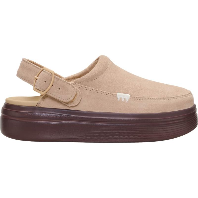 Zuecos Elevados para Mujer, Zapatos Cómodos sin Cordones, Diseño Slip On para Uso Diario