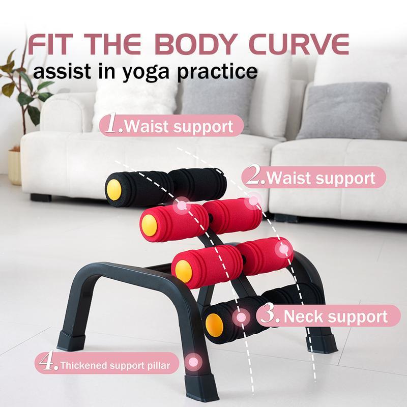 Máquina de inversión para entrenamiento de glúteos, cintura y espalda, ideal para fortalecer la zona lumbar, relajación muscular y ejercicio de fuerza con rodillos de espuma.