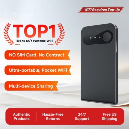 Hotspot móvil global 4G LTE 150Mbps ultra rápido, cambio automático de red, portátil de bolsillo, ideal para viajes y emergencias, conexión estable y rápida.
