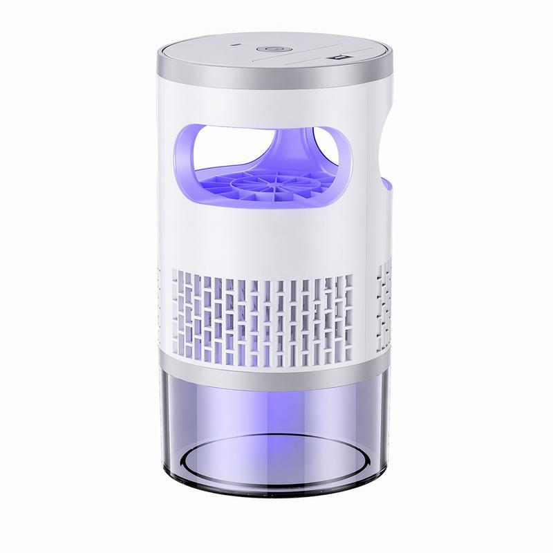 Trampa eléctrica para insectos con luz UV y ventilador de succión, diseño enchufable, captura mosquitos y moscas de forma eficiente. Ideal para casa, cocina, dormitorio y oficina.