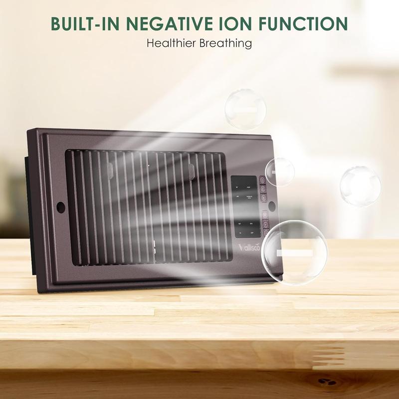 Ventilador booster para rejilla 4x10”, 10 velocidades, silencioso, con control remoto, mejora la circulación de aire en casa.