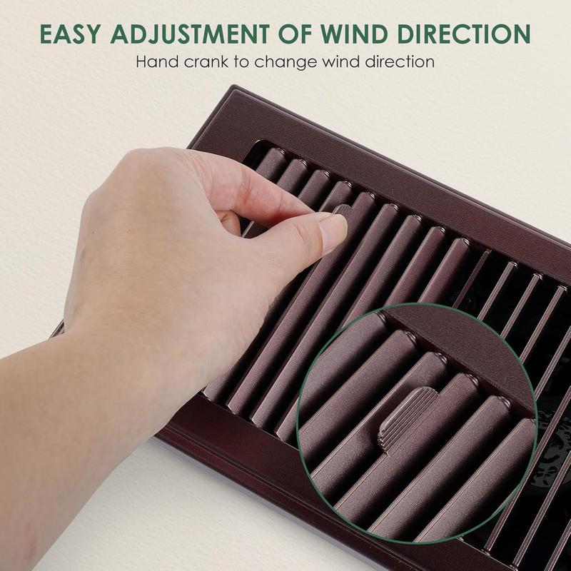 Ventilador booster para rejilla 4x10”, 10 velocidades, silencioso, con control remoto, mejora la circulación de aire en casa.
