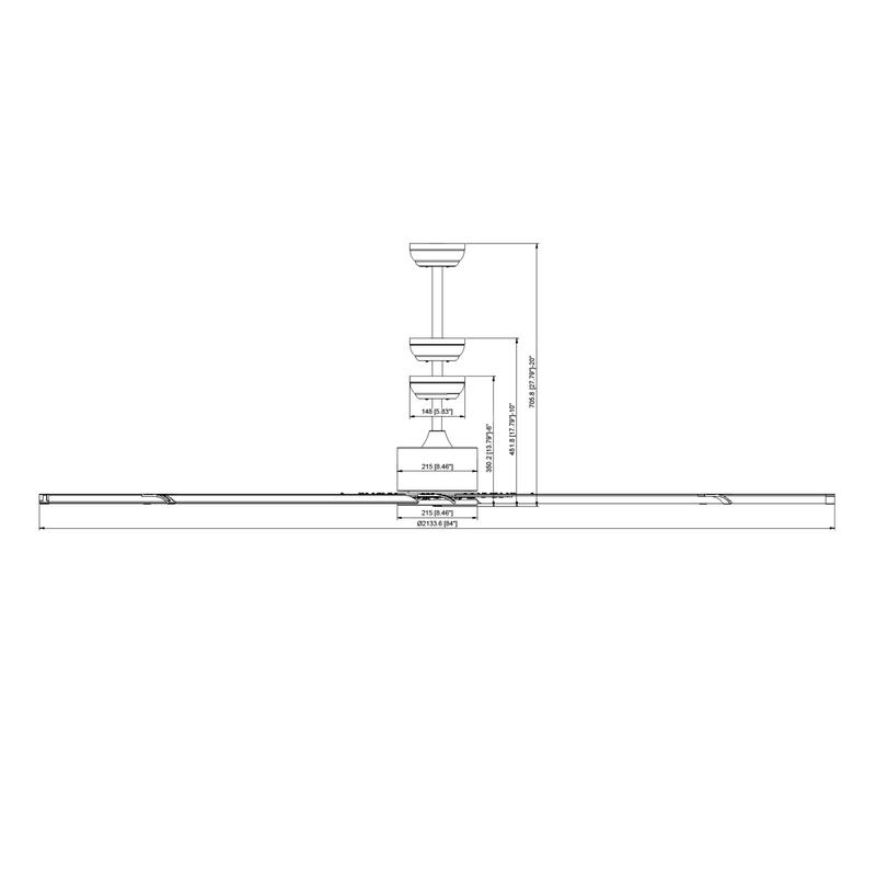 Ventilador de techo 72-84 pulgadas, con o sin luz, 6 velocidades, control remoto, luz LED regulable 3 tonos, motor DC reversible, bajo perfil para interior y exterior.