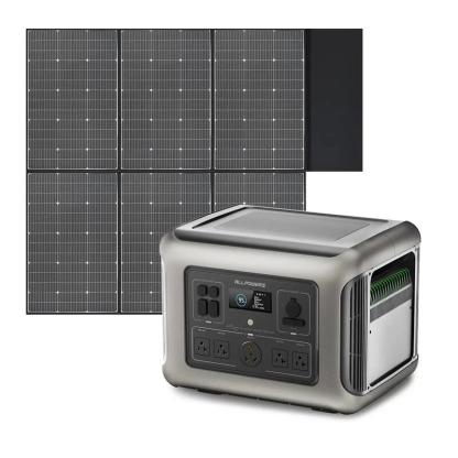 Estación de Energía Portátil 2016Wh LiFePO4, Carga Rápida en 1.5 h, Generador Solar para Hogar, Camping y Emergencias