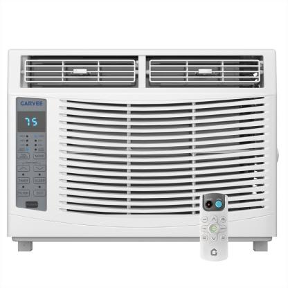 Aire acondicionado de ventana 8000 BTU, ahorrador de energía, 3 modos (Frío, Deshumidificación y Ventilador), control de velocidad, para habitaciones, oficina y hogar, enfría hasta 33 m², 115 V