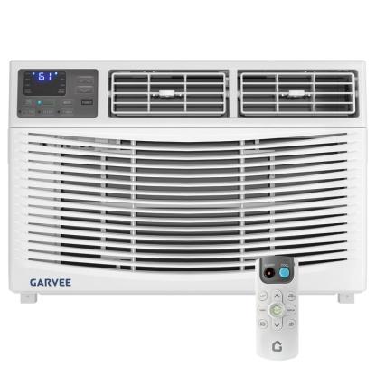 Aire acondicionado de ventana 8000 BTU, ahorrador de energía, 3 modos (Frío, Deshumidificación y Ventilador), control de velocidad, para habitaciones, oficina y hogar, enfría hasta 33 m², 115 V