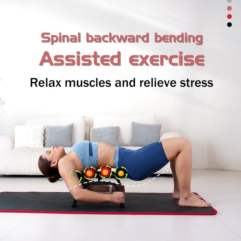 Máquina de inversión para entrenamiento de glúteos, cintura y espalda, ideal para fortalecer la zona lumbar, relajación muscular y ejercicio de fuerza con rodillos de espuma.