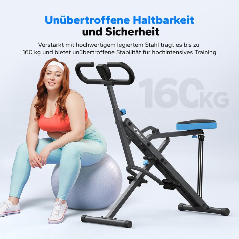 Máquina de ejercicio para glúteos y piernas, con resistencia ajustable, diseño plegable, capacidad de hasta 350 lb (159 kg), ideal para fortalecer músculos y entrenar cómodamente en casa.
