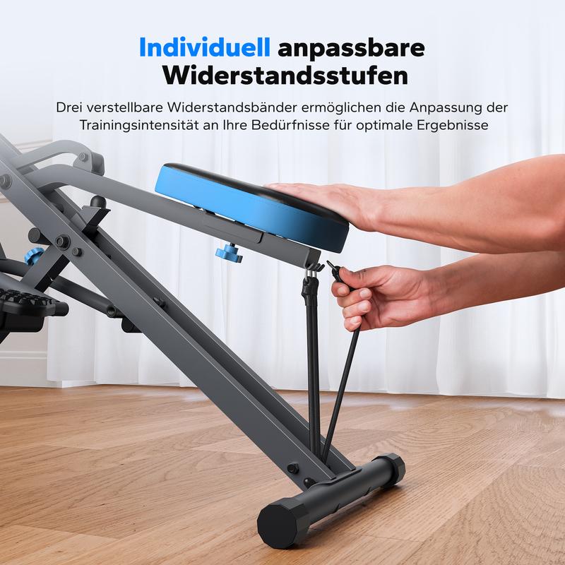 Máquina de ejercicio para glúteos y piernas, con resistencia ajustable, diseño plegable, capacidad de hasta 350 lb (159 kg), ideal para fortalecer músculos y entrenar cómodamente en casa.