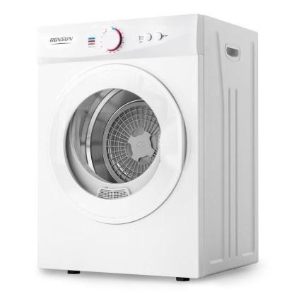 Secadora de Ropa Portátil de 850W, Varias Capacidades (1.5/1.8/2.6 pies³), Carga Frontal con Tambor de Acero Inoxidable, Perilla de Control Simple, Puerta Transparente, Diseño Automático Multifuncional para Departamentos, RV y Espacios Pequeños